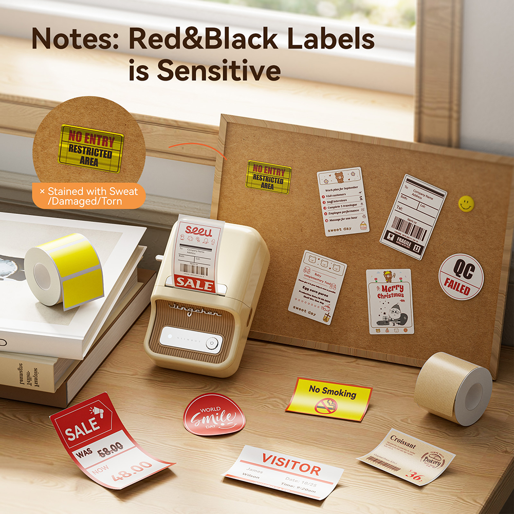 Commercial Printing Network - Niimbot B21 PRO Red Black Color