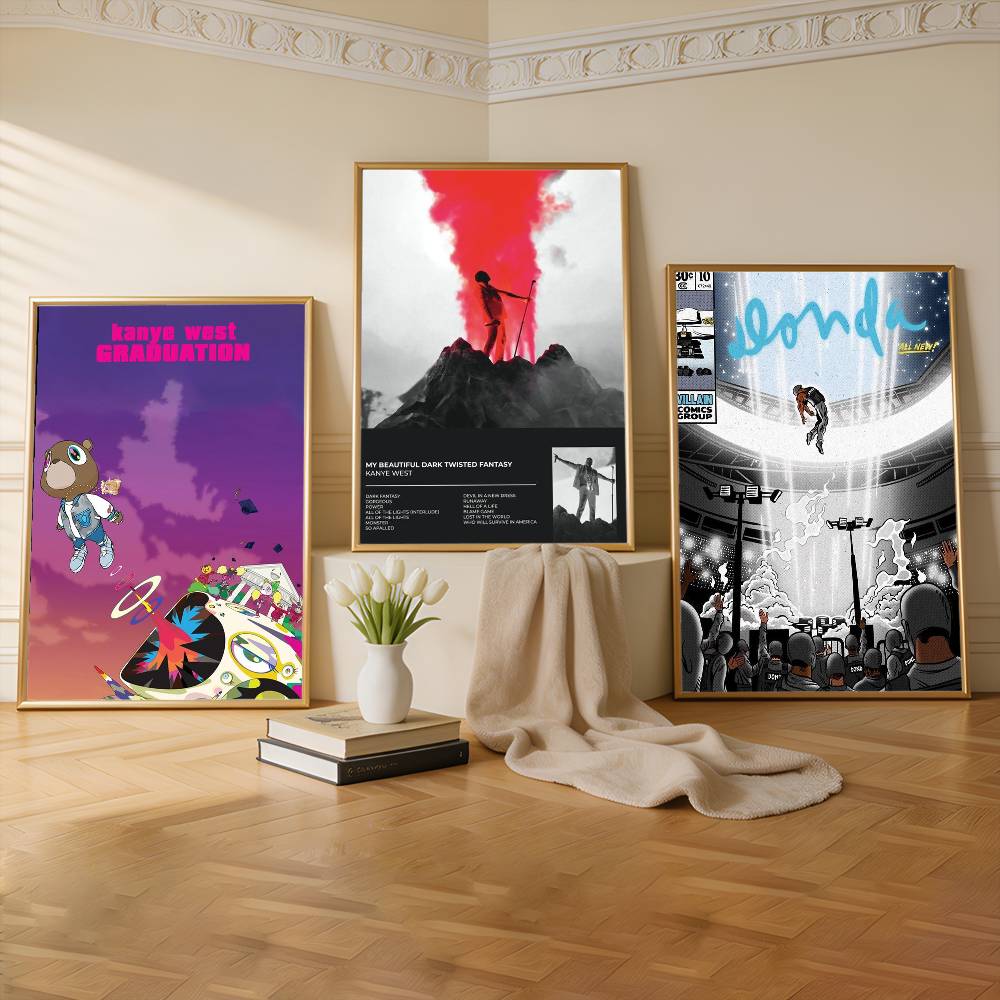 Commercial Wall Printing - Singer K-Kanye West Yee Premium Self