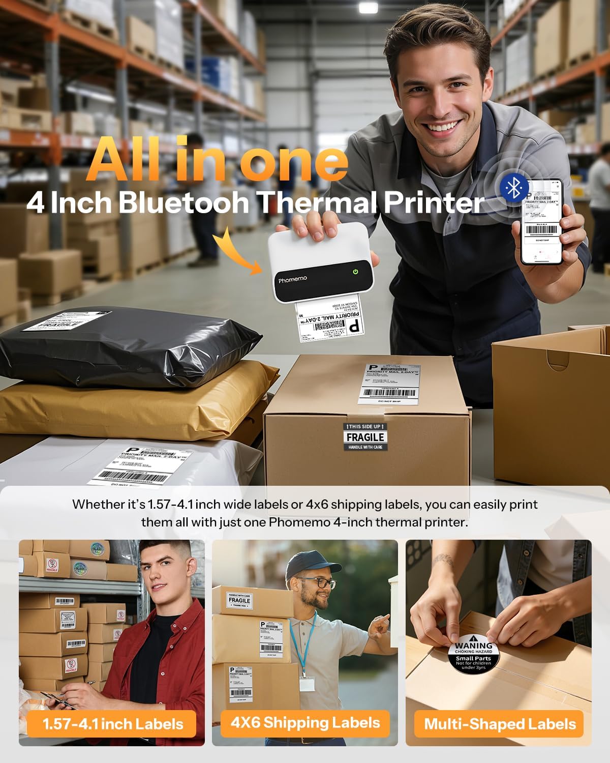 Phomemo M420 4-inch label prin - مراجعة Commercial Printing Network وسعره