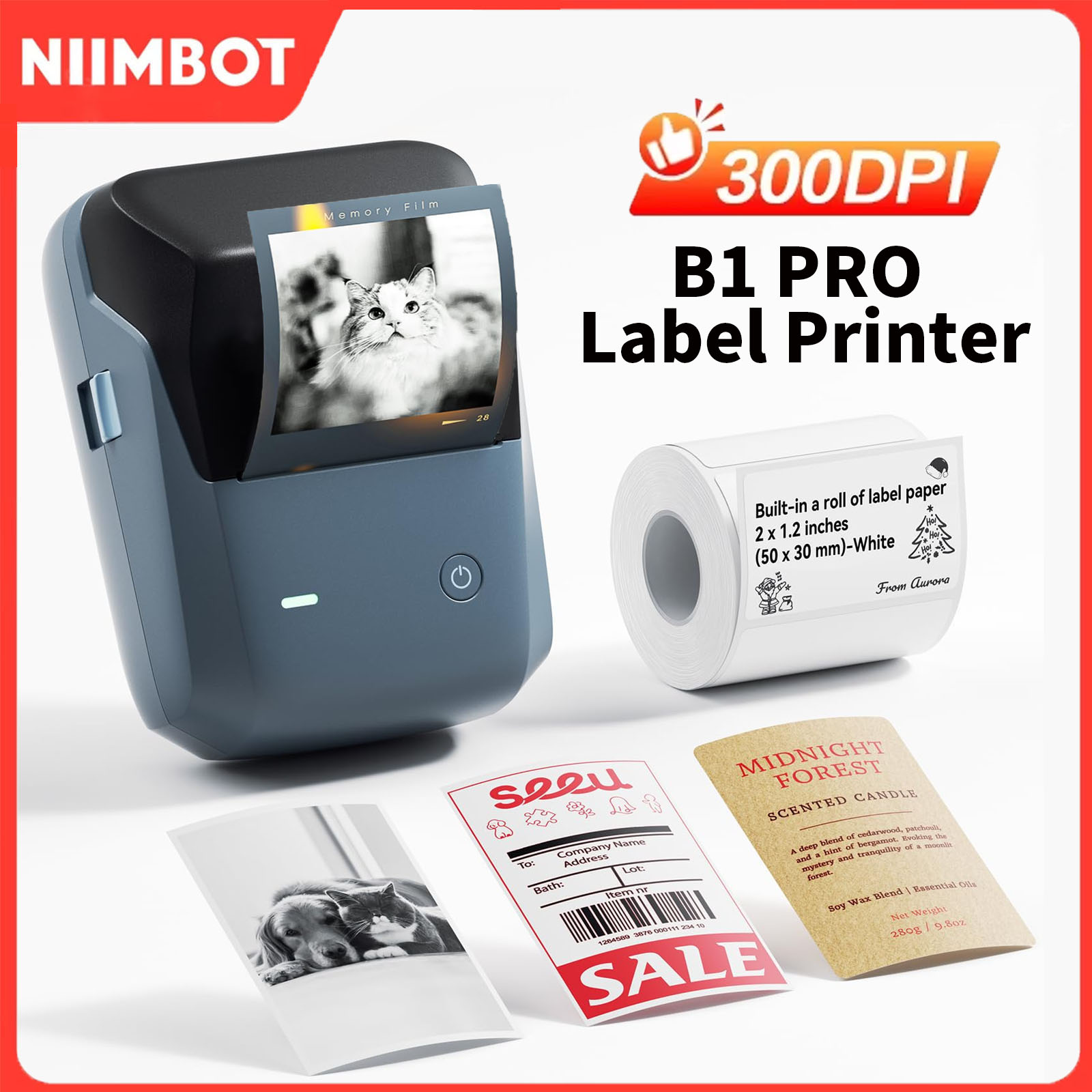 Niimbot B1/B1PRO Label Printer - مراجعة Commercial Printing Network وسعره