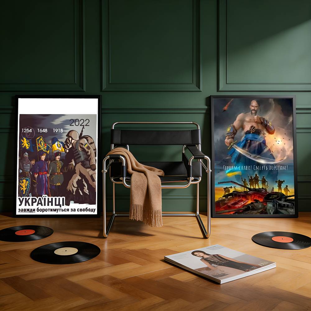 The Ukrainian Flag Premium Sel - مراجعة Commercial Wall Printing وسعره