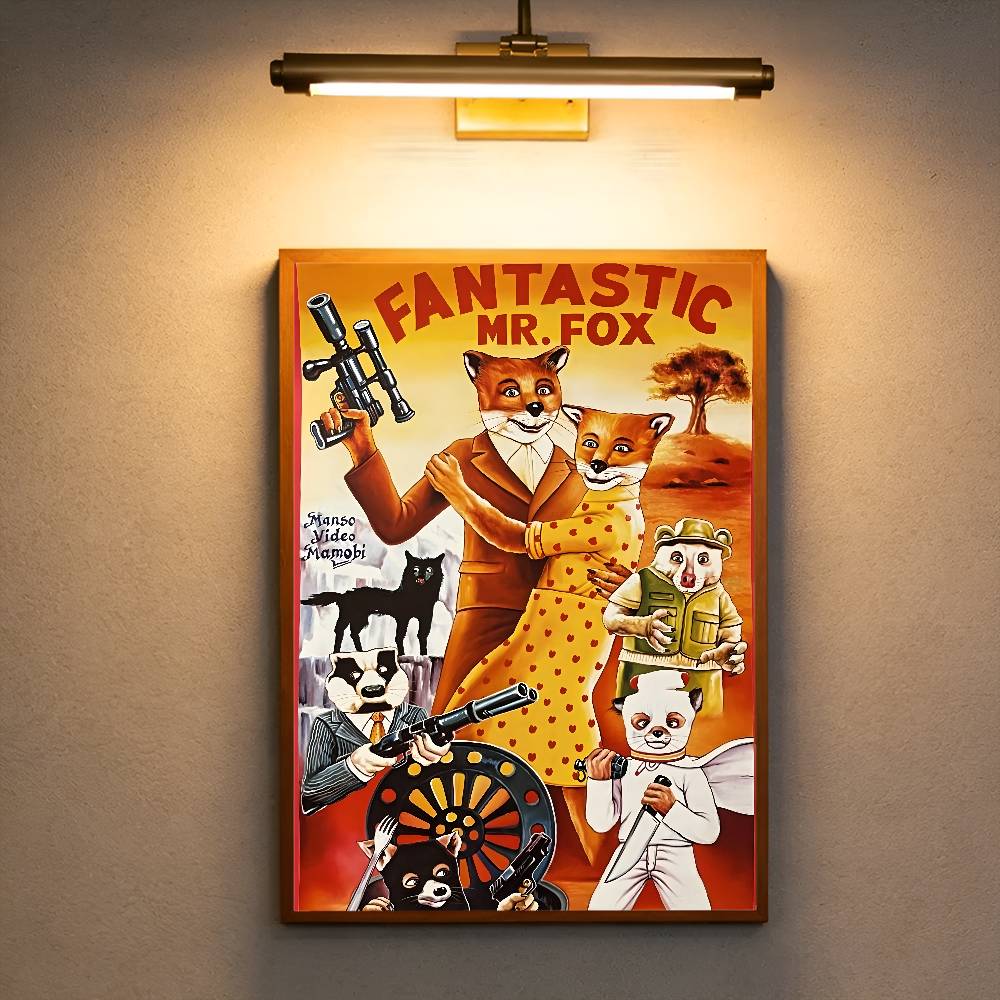 Movie F-Fantastic Mr Fox Premi - مراجعة Commercial Wall Printing وسعره