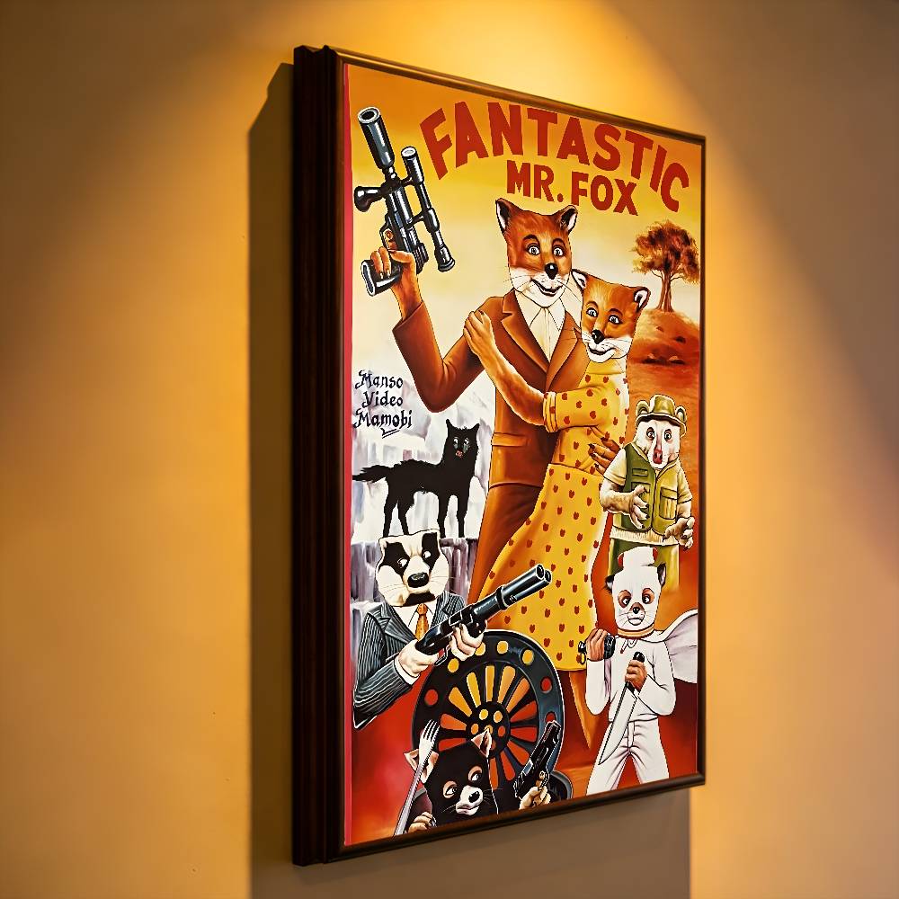 Movie F-Fantastic Mr Fox Premi - مراجعة Commercial Wall Printing وسعره