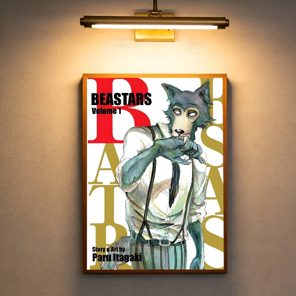 Anime B-Beastars Premium Self  - مراجعة Commercial Wall Printing وسعره