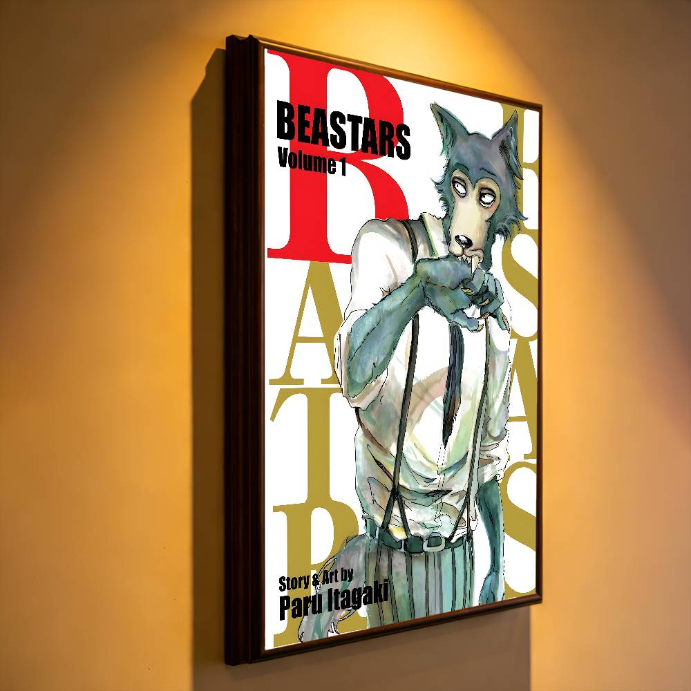 Anime B-Beastars Premium Self  - مراجعة Commercial Wall Printing وسعره