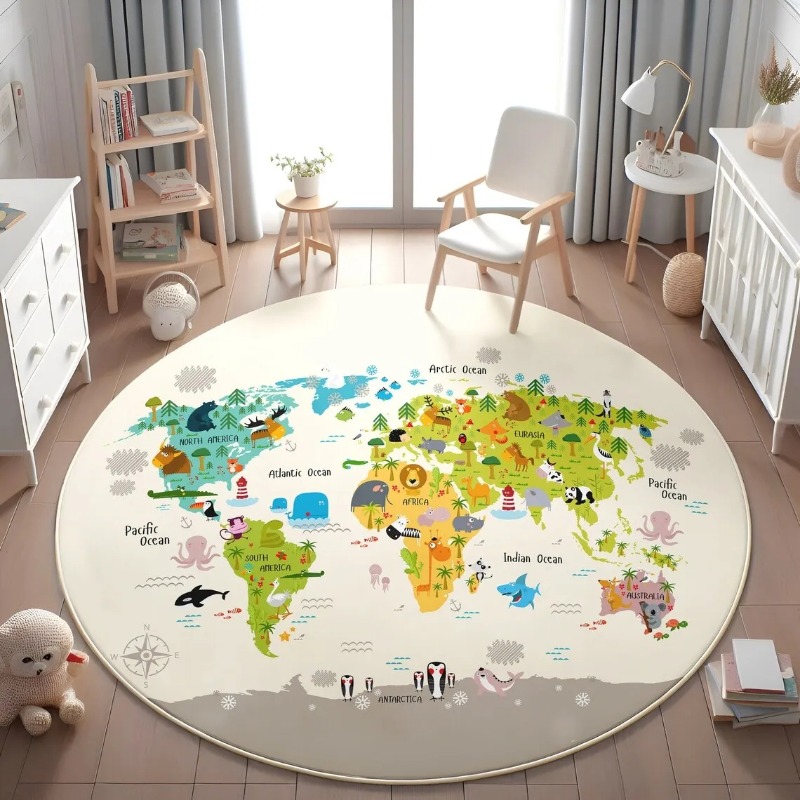 Children's Play Round Floor Ma - مراجعة Wholesale Commercial Printing وسعره