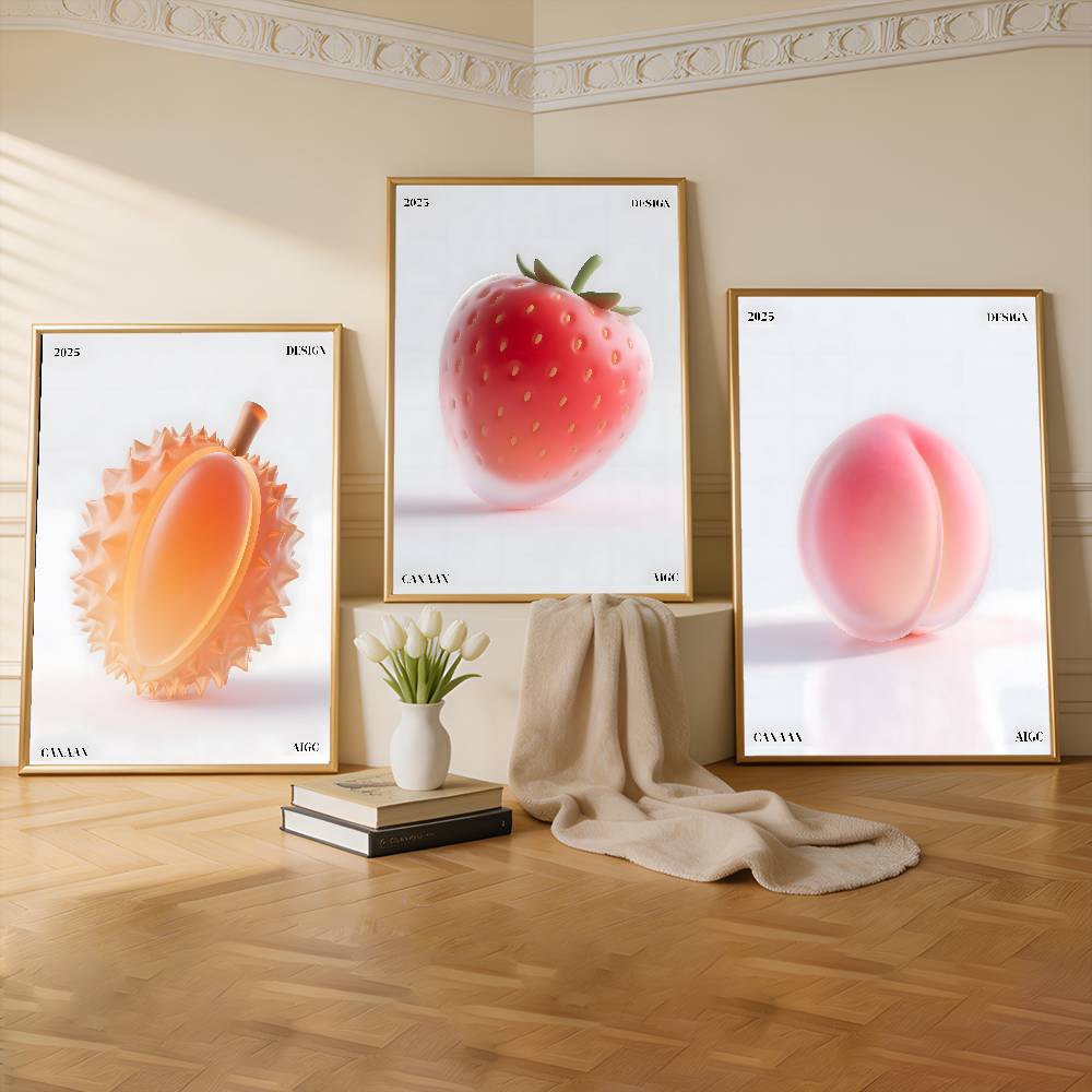 Creative Fruit Premium Self Ad - مراجعة Commercial Wall Printing وسعره