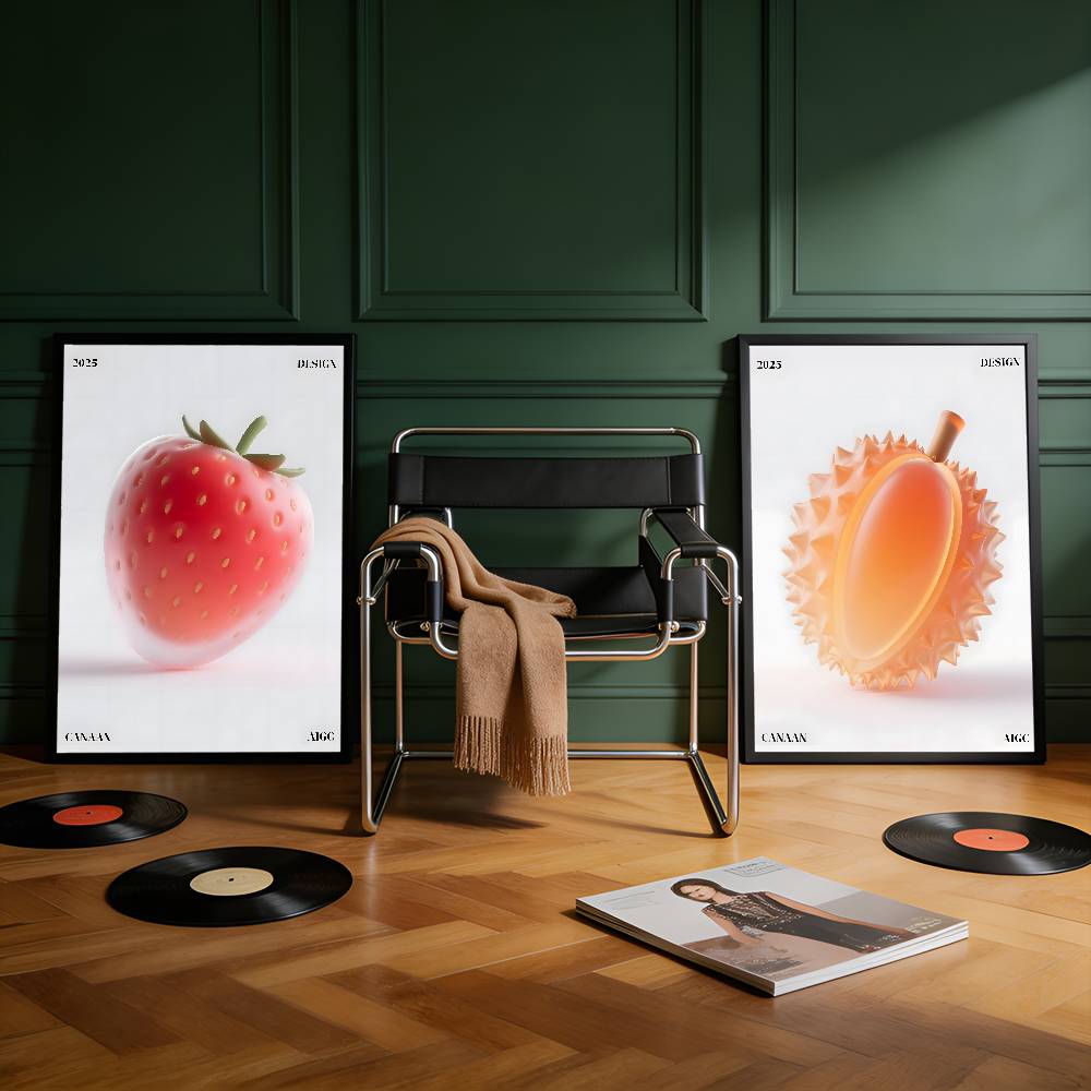 Creative Fruit Premium Self Ad - مراجعة Commercial Wall Printing وسعره