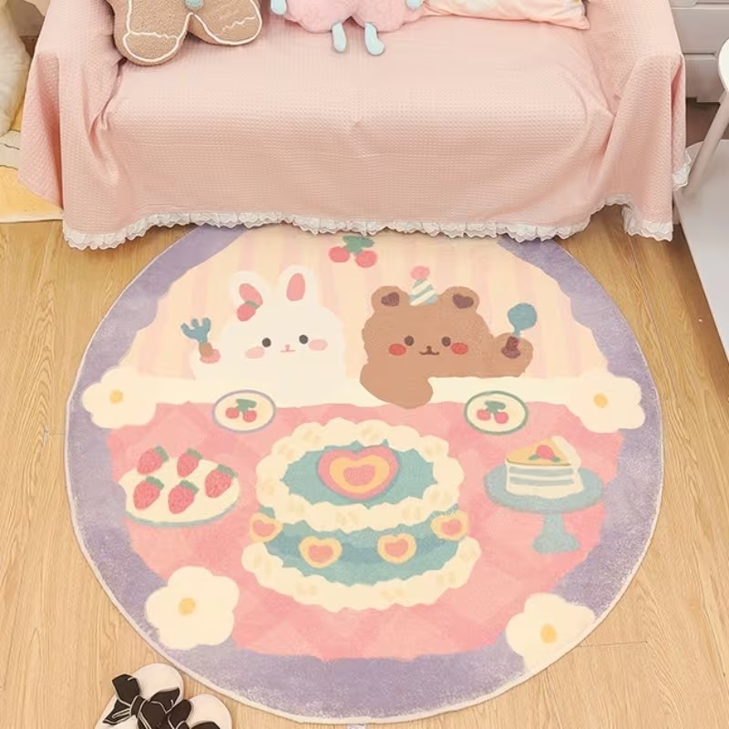 Cute Rabbit Bear Cake Print Ro - مراجعة Wholesale Commercial Printing وسعره