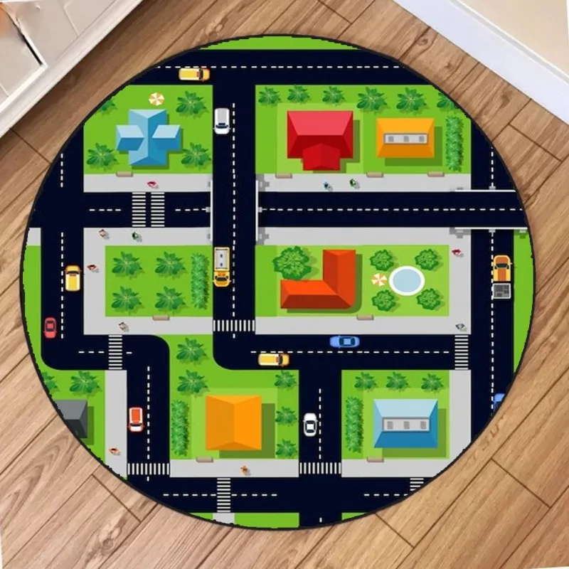 Train Track Map Circular Carpe - مراجعة Wholesale Commercial Printing وسعره