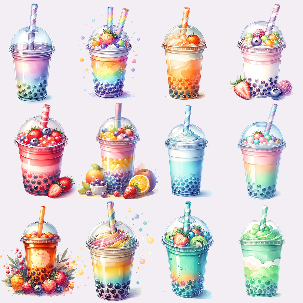 15cm Colorful Pearl Milk Tea F - مراجعة Printable Heat Transfer Vinyl وسعره