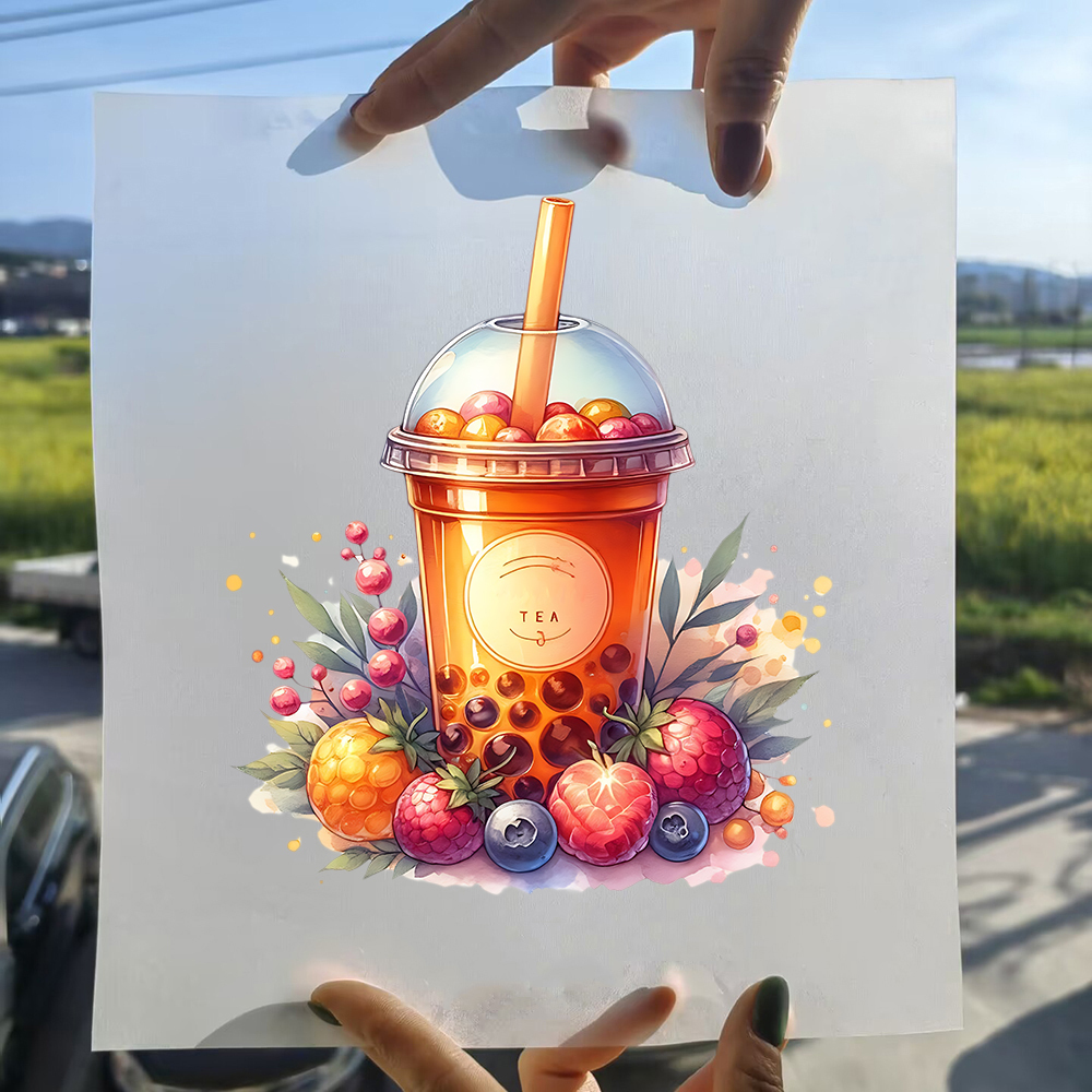 15cm Colorful Pearl Milk Tea F - مراجعة Printable Heat Transfer Vinyl وسعره