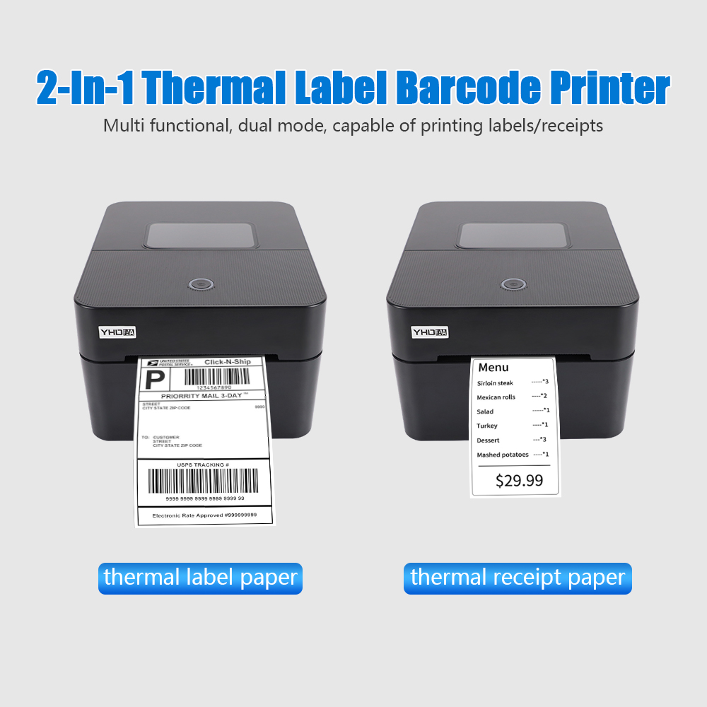YHDAA 4 Inch Thermal Shipping  - مراجعة Commercial Printing Options وسعره