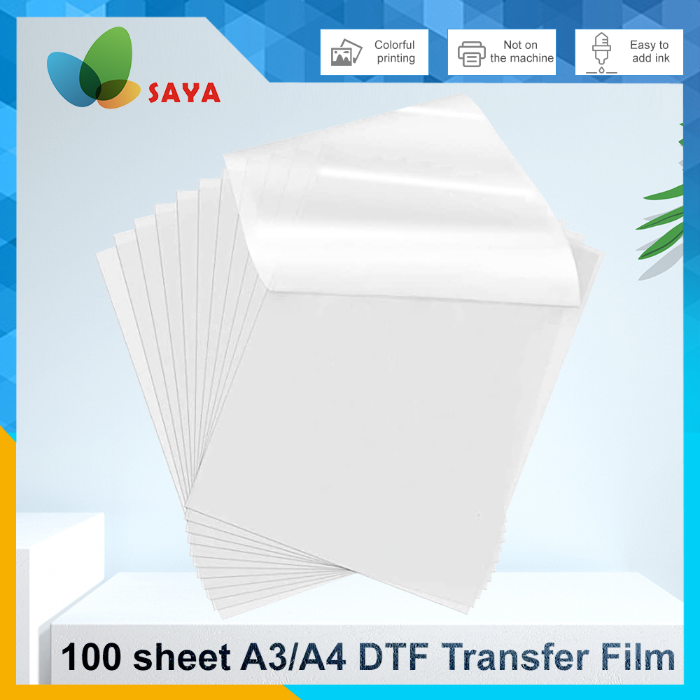 50/100 pcs DTF Film A3/A4 Doub - مراجعة Printable Heat Transfer Vinyl وسعره