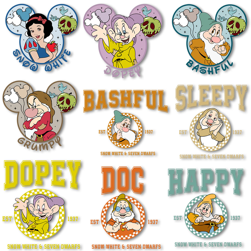 Snow White and the Seven Dwarf - مراجعة Printable Heat Transfer Vinyl وسعره